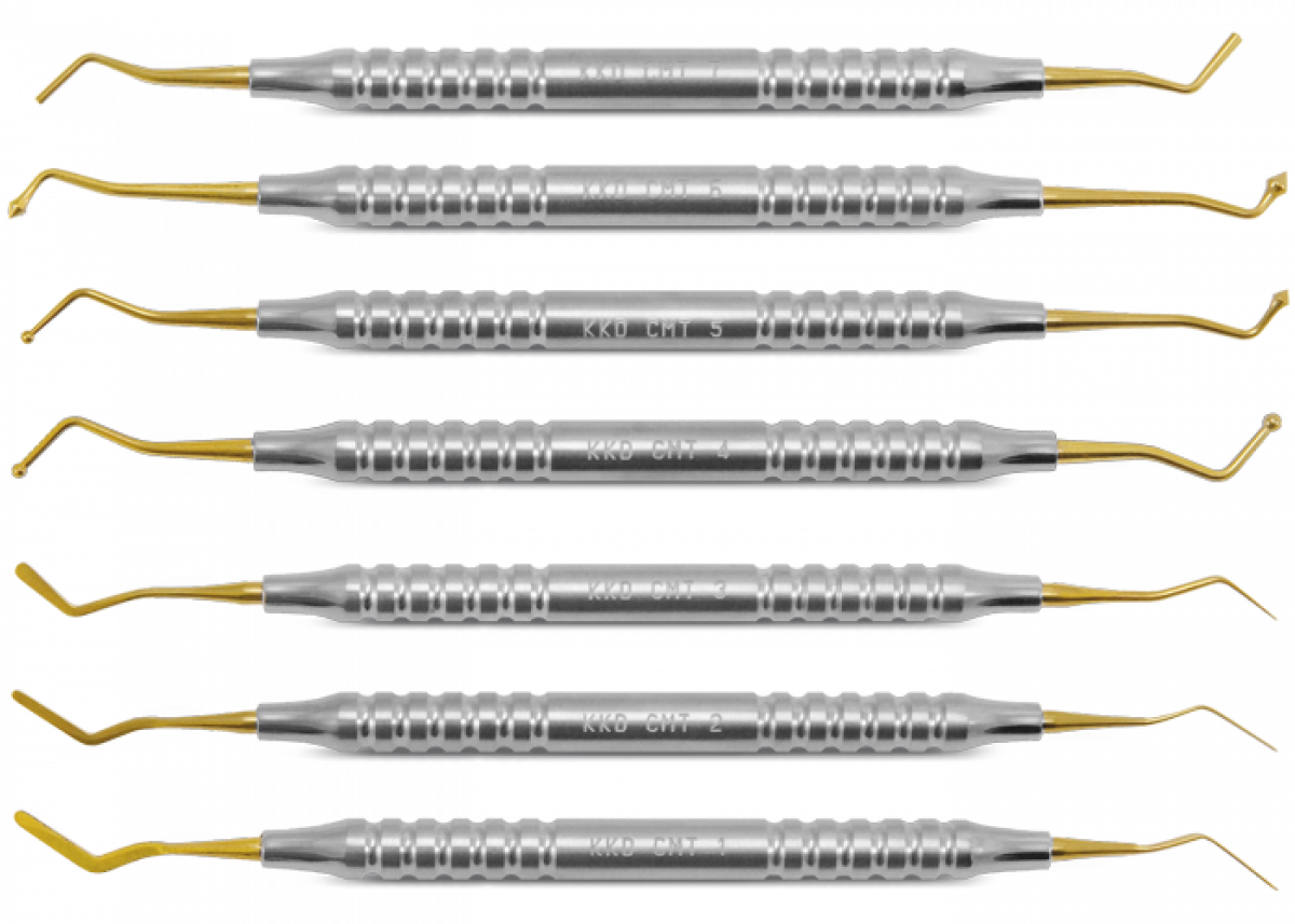 KKD® Easy Clean CMT Composite-Modellierinstrumente mit TiN-Antihaftbeschichtung